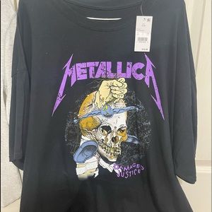 Plus Size Metallica Band Tee